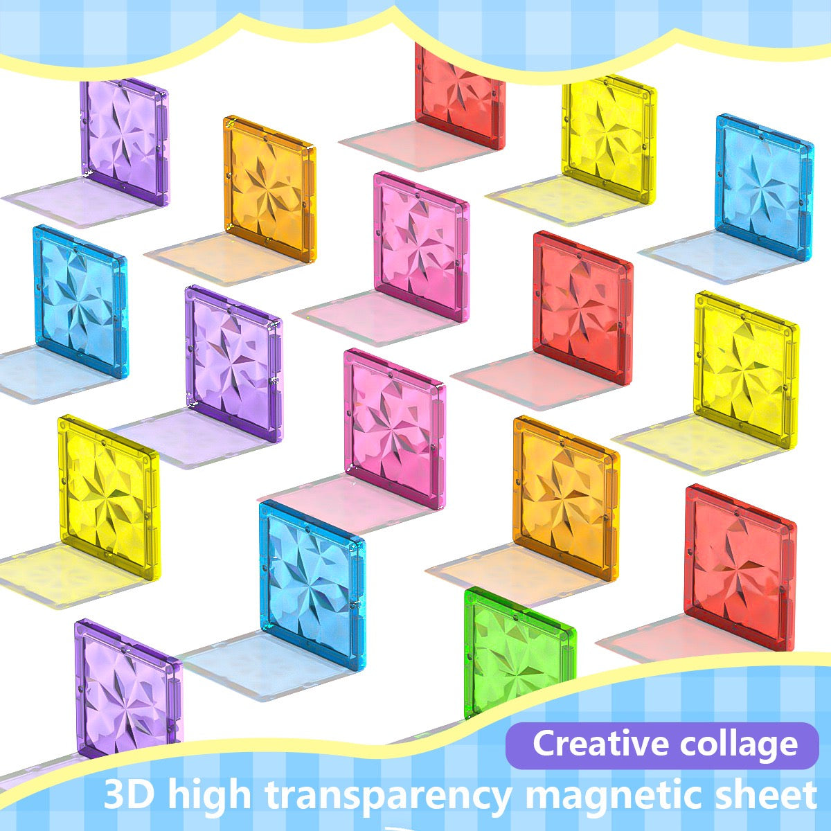 Diamond Color Magnetic Sheets